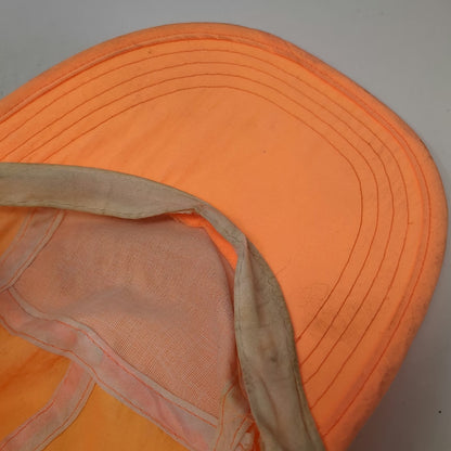 Triangle Sport Headwear 5 Panel Orange Green One Size Nylon Miami Script Hat