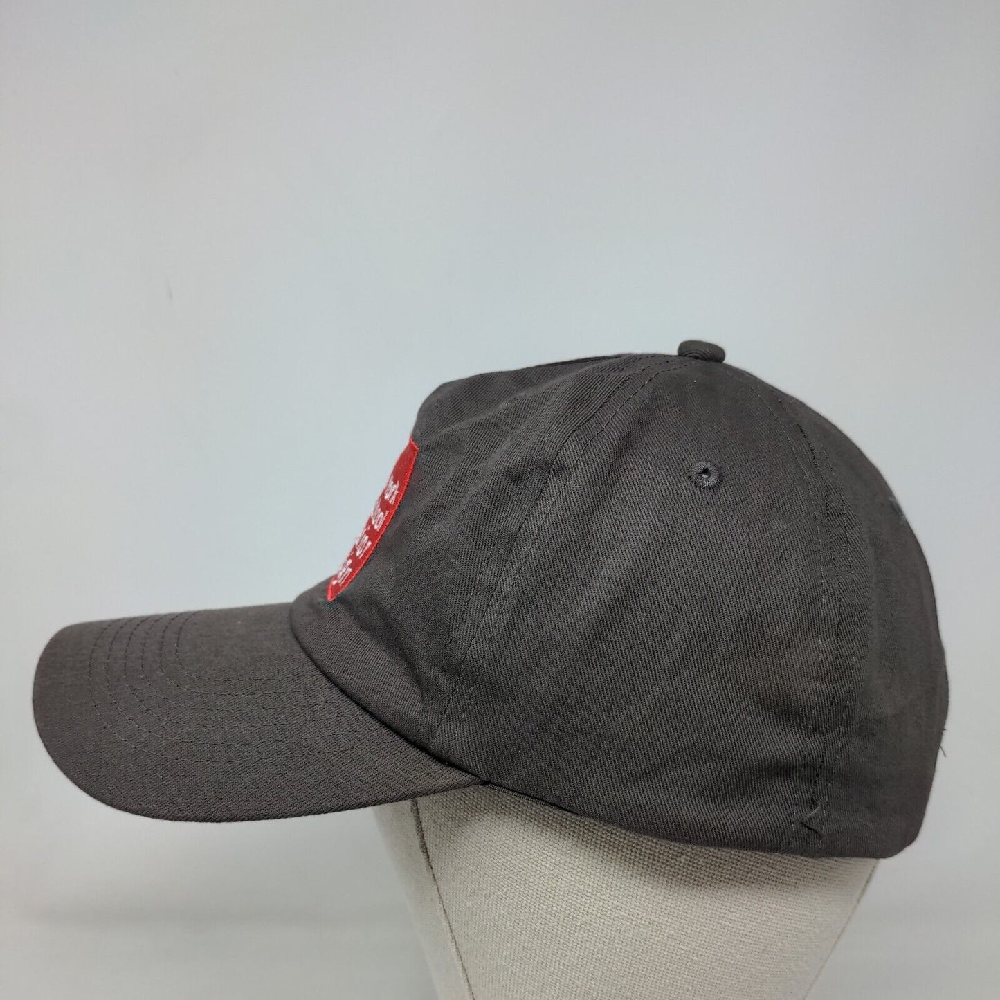 New York School of Interior Design Strapback Hat Gray OSFA Adjustable Hit Wear