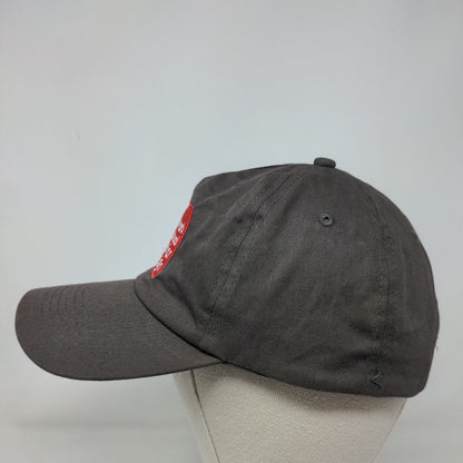 New York School of Interior Design Strapback Hat Gray OSFA Adjustable Hit Wear