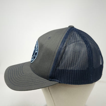 Richardson Trucker Hat Gray Blue One Size Ursa Minor Brewing Mesh Snapback