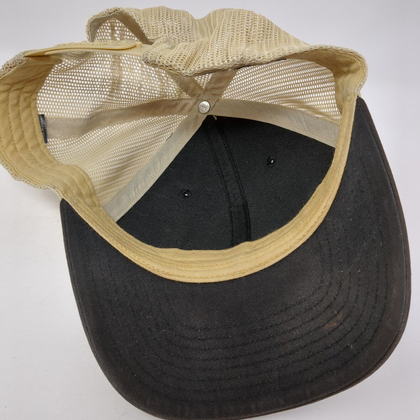 Rodeo Ranch Snapback Trucker Hat Brown One Size Adjustable Mesh Back Richardson