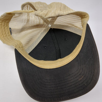 Rodeo Ranch Snapback Trucker Hat Brown One Size Adjustable Mesh Back Richardson