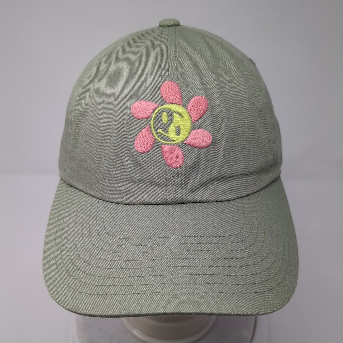 Volcom Stone Wonder Slideback Hat Green OSFM Adjustable Embroidered