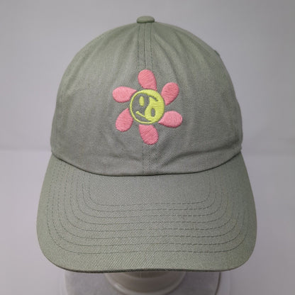 Volcom Stone Wonder Slideback Hat Green OSFM Adjustable Embroidered