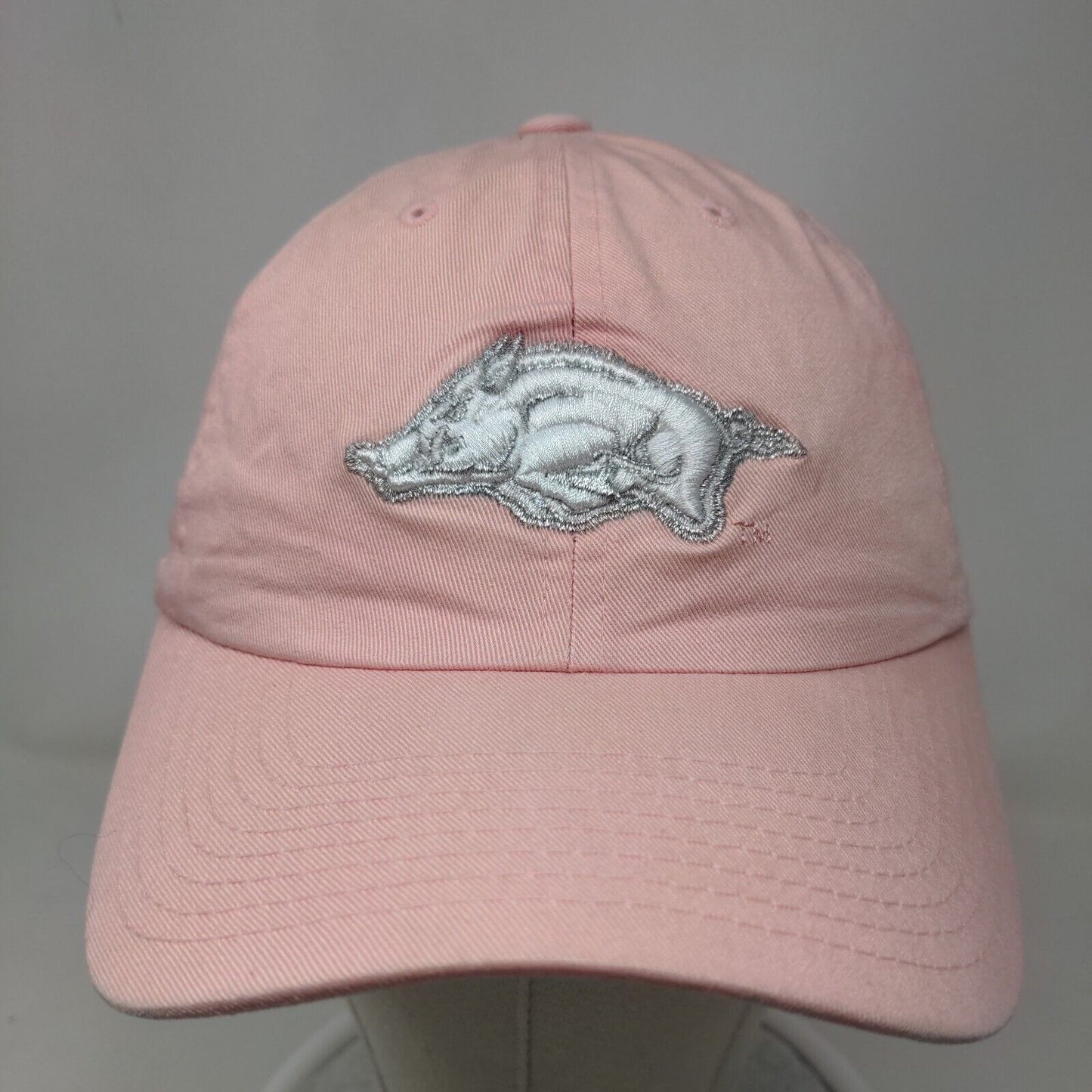 Twins Enterprise Women's Slideback Hat Pink OSFA Embroidered Arkansas Razorbacks