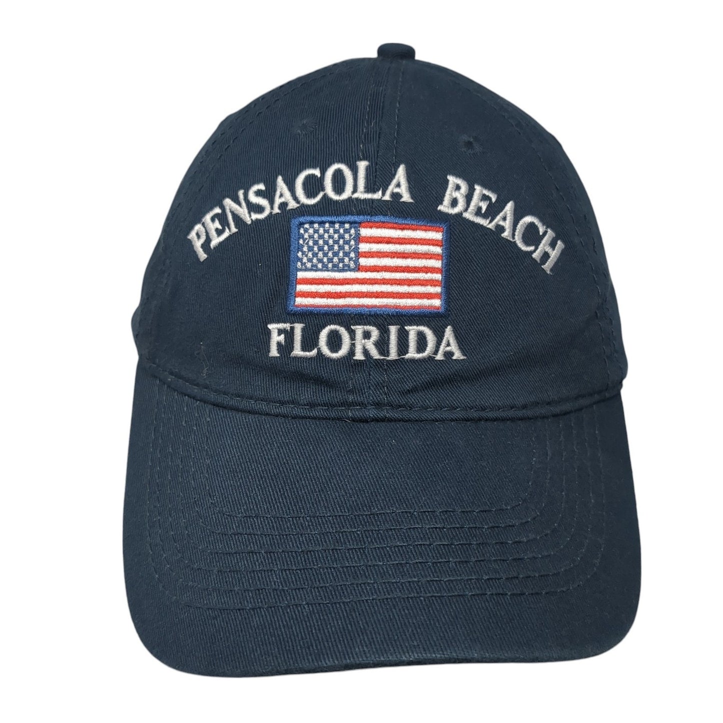 Pensacola Beach Florida Baseball Cap Blue One Size Patriotic Alvin's Island