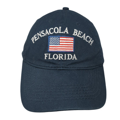 Pensacola Beach Florida Baseball Cap Blue One Size Patriotic Alvin's Island