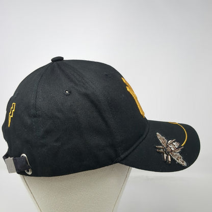 New York Yankees MLB Black One Size Baseball Cap Floral Butterfly Beetle Hat