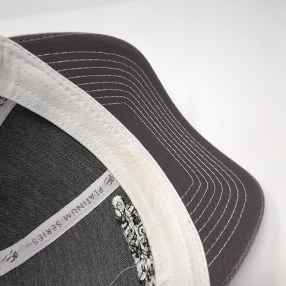 Campbell Tractor Co. Strapback Trucker Hat Gray OS Adjustable Mesh Outdoor Cap