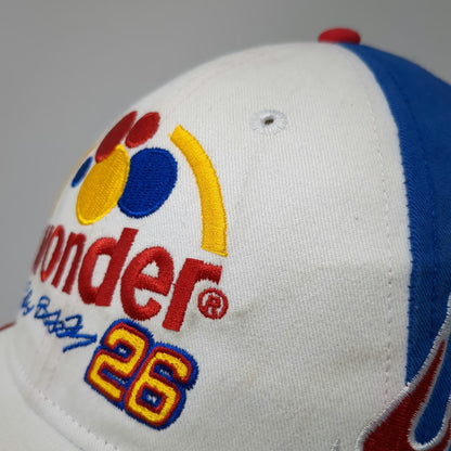 Wonder Ricky Bobby Talladega Nights 26 Baseball Cap Hat White Blue Red One Size