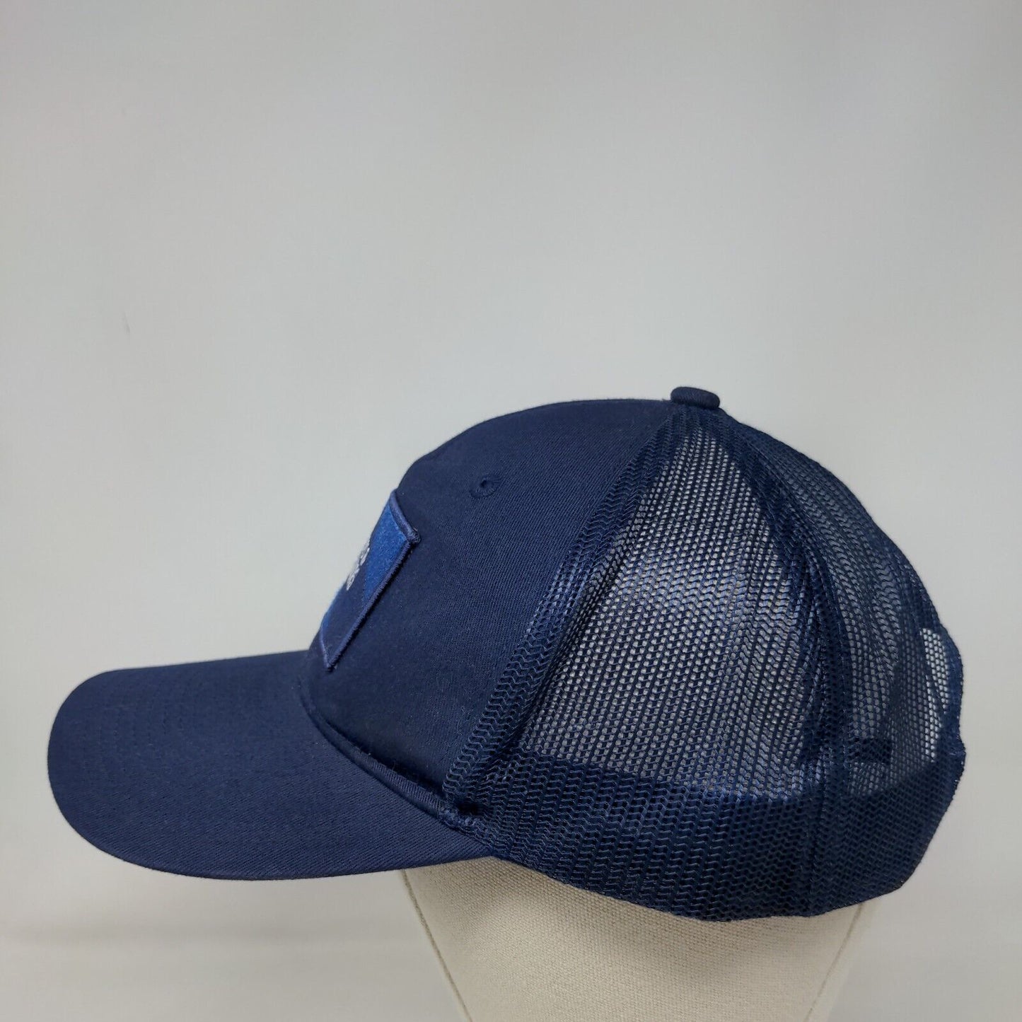 Heroes & Headliners Snapback Mesh Back Trucker Hat Blue One Size Walmart
