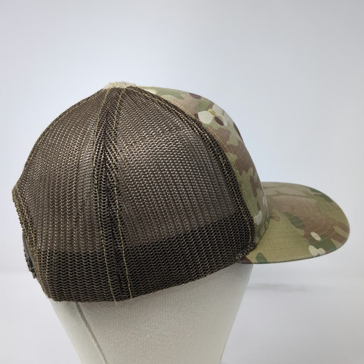 Richardson Trucker Hat Green Camo One Size Multicam Mesh Back Exo Mtn Gear hat