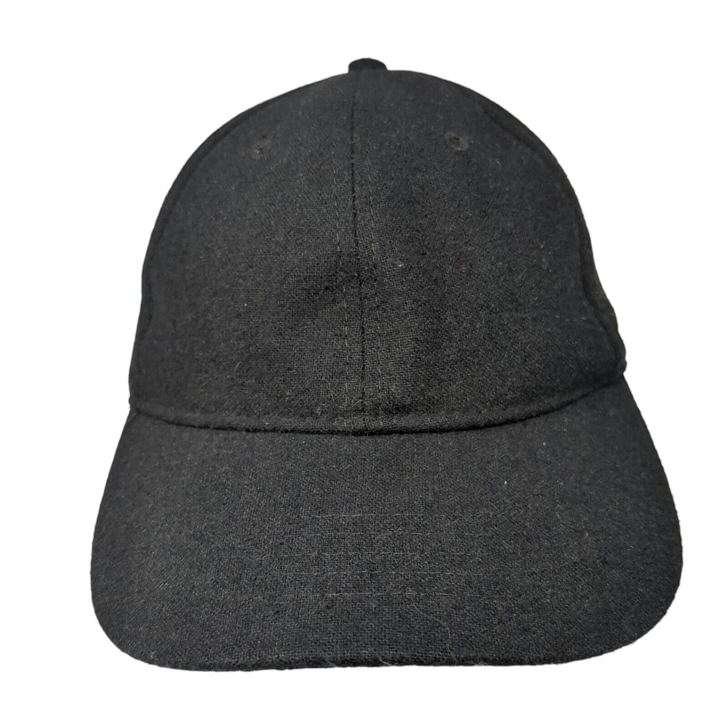 Unbranded Slideback Hat Black One Size Solid Blank 6 Panel Adjustable