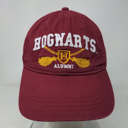 Hogwarts Alumni Slideback Hat Red OSFM Embroidered Harry Potter 6 Panel
