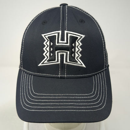 Hawaii Warriors NCAA Top of the World Cap Black M Contrast Stitch One Fit Hat