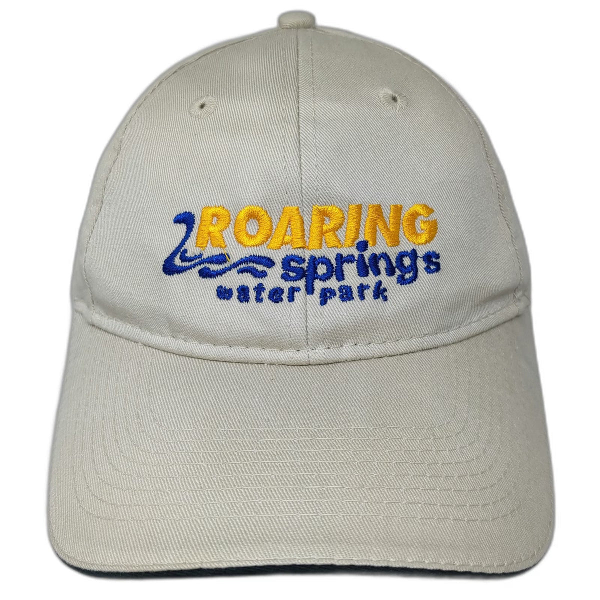 Port & Company Roaring Springs Water Park Hat Beige One Size Baseball Cap