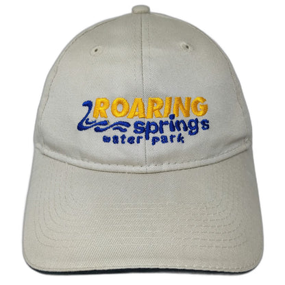 Port & Company Roaring Springs Water Park Hat Beige One Size Baseball Cap