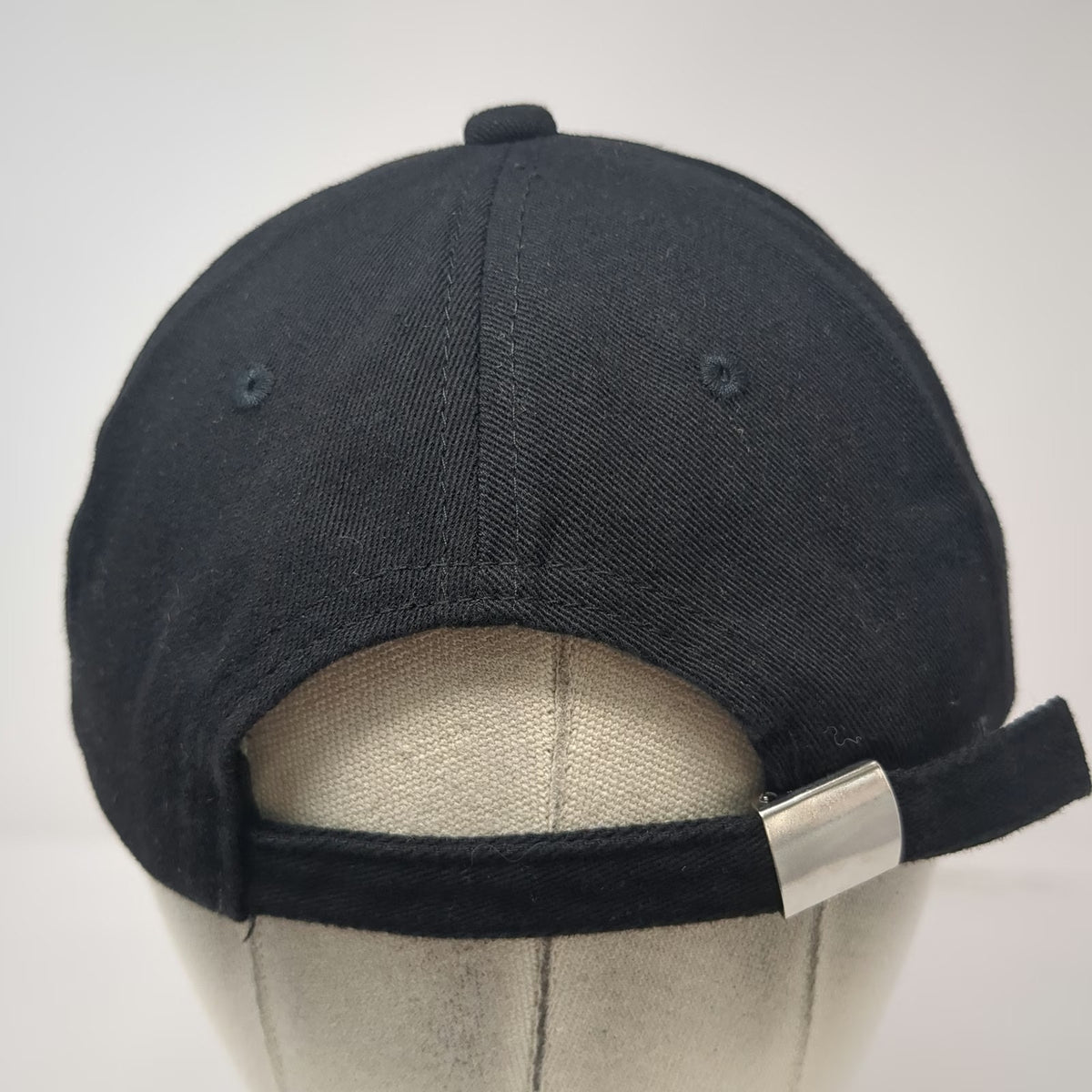 Baseball Cap Black One Size Cotton Slideback New York 1989 Madison Square Hat