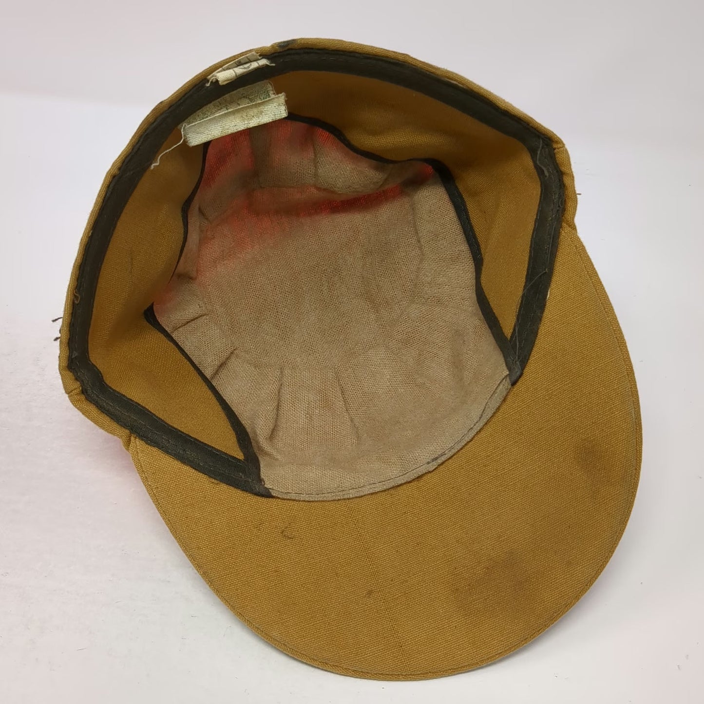 Dri-Duck Baseball Cap Orange Brown 6 3/4 Hunting Fitted Ear Flaps Hat Vintage