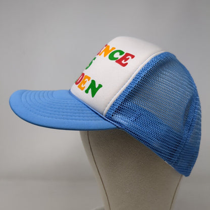 Silence Is Golden Snapback Rope Trucker Hat Multi OSFA Mesh Back Mohr's