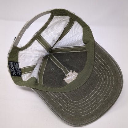 Hillcrest Country Club Snapback Trucker Hat Brown One Size Mesh Back