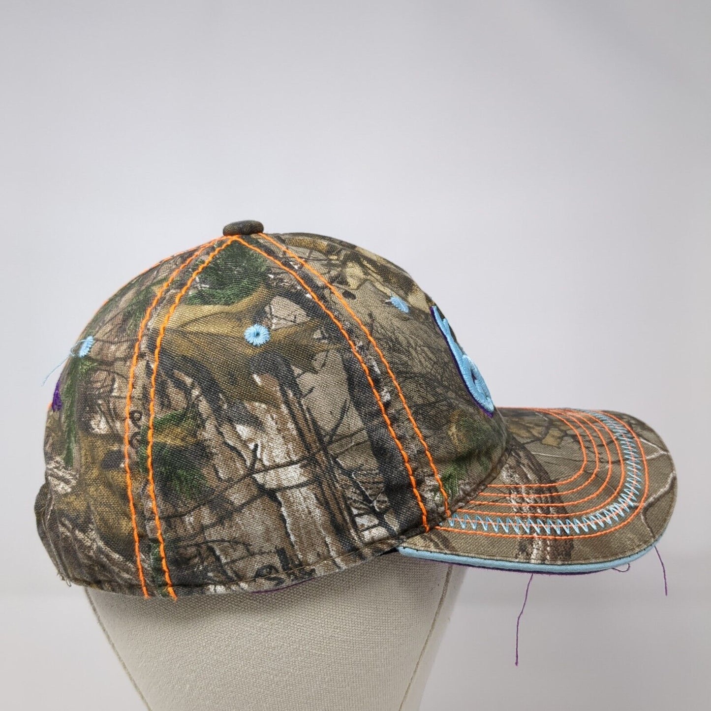 Realtree Women's Snapback Hat Camouflage OS Ladies Fit Embroidered Outdoor Cap
