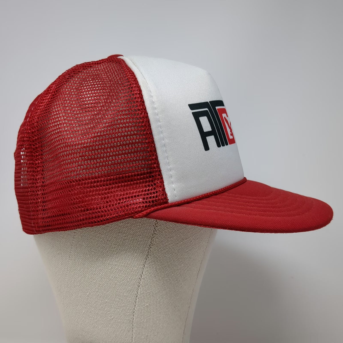 Headmost Trans America Glass Red Trucker Hat One Size Mesh Snapback Eagle
