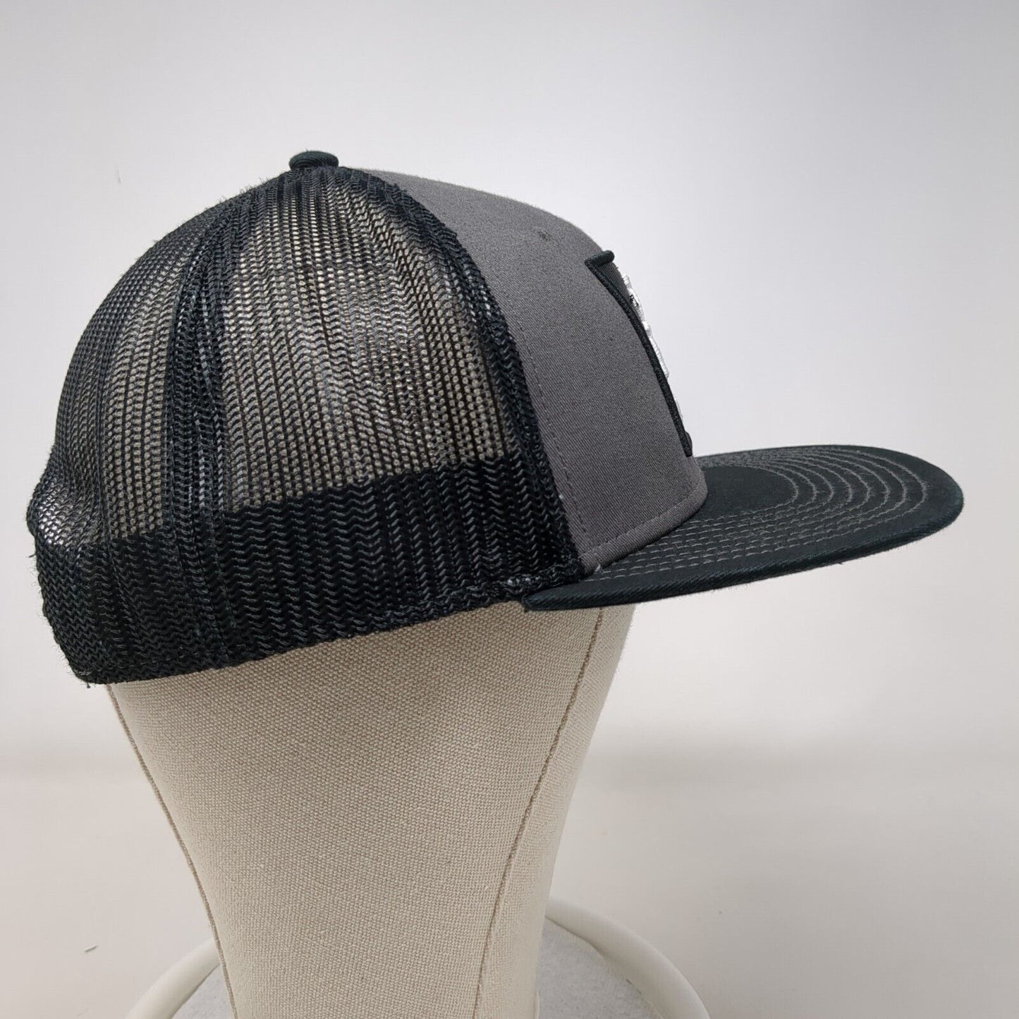 Mission43 Snapback Mesh Back Trucker Hat Black OSFM Colorblock