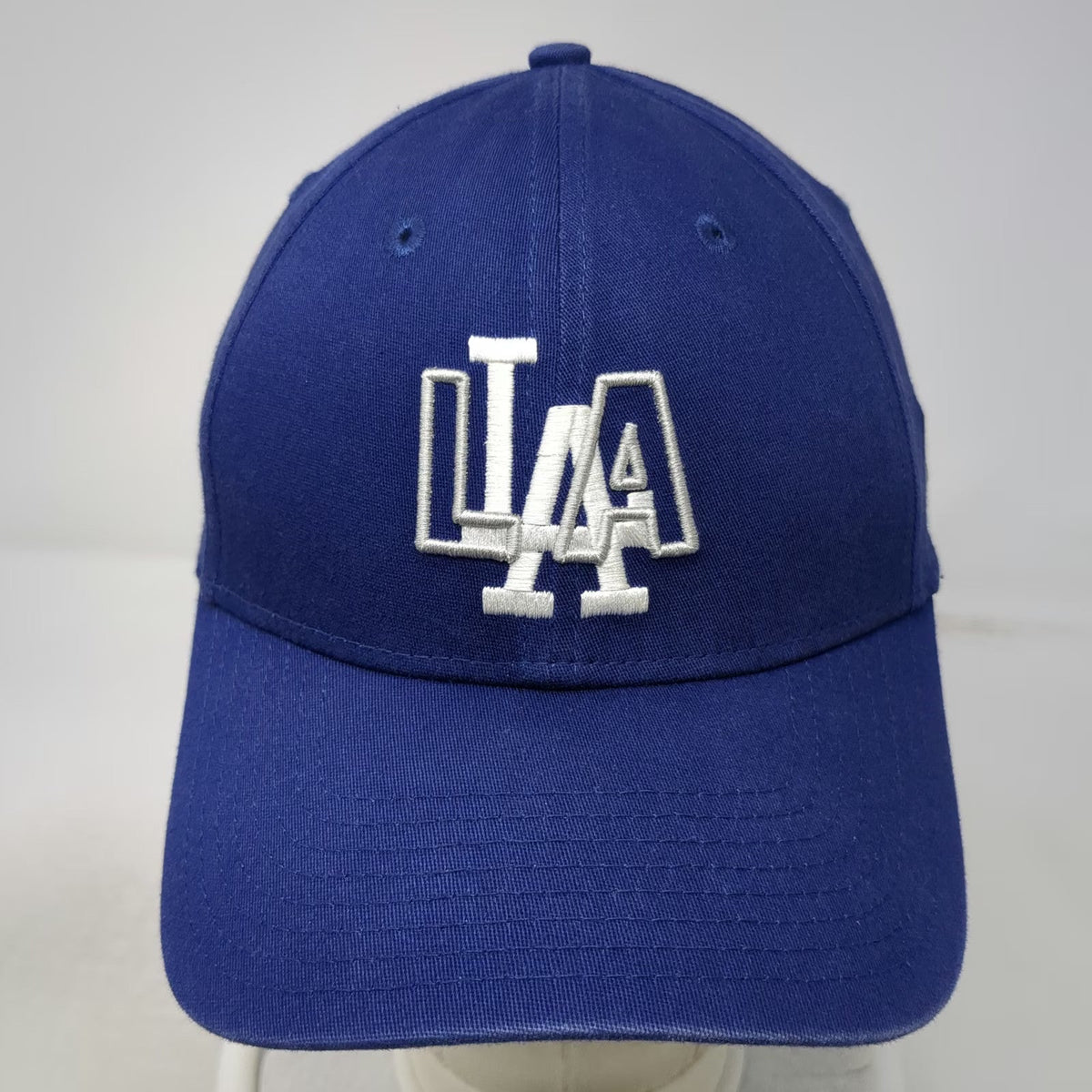 New Era MLB Los Angeles Dodgers Hat Snapback Blue One Size 9FORTY Curved Brim LA
