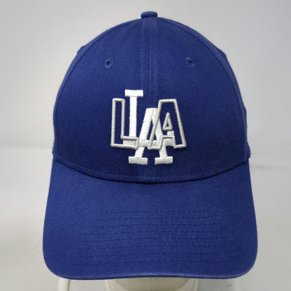 New Era MLB Los Angeles Dodgers Hat Snapback Blue One Size 9FORTY Curved Brim LA