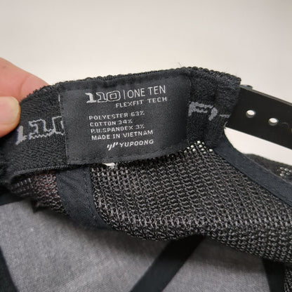 Windfall Classic Snapback Trucker Hat Black OSFA Mesh Back Flexfit