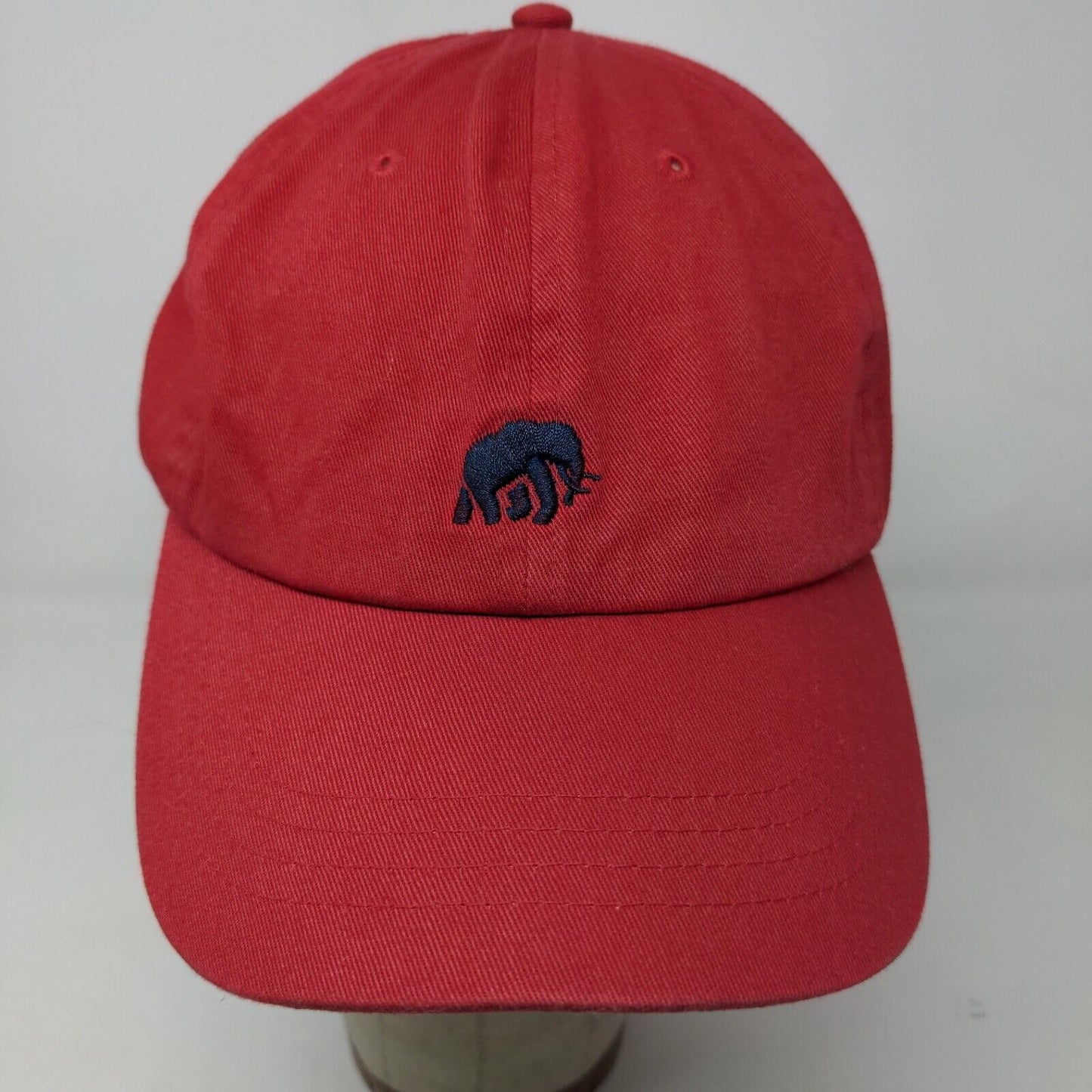 Banana Republic Men's Slideback Hat Red Size S/M Embroidered Elephant Logo