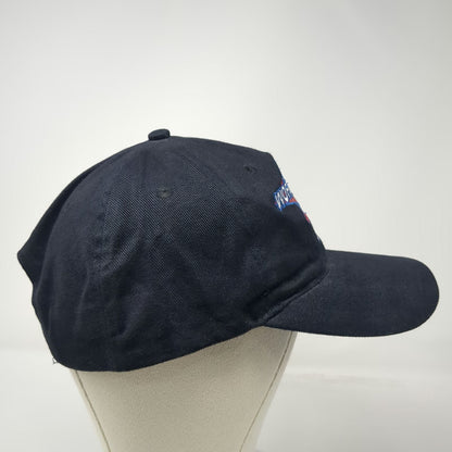 Otto MLB 2002 World Series FOX Sports Black Baseball Cap Strapback Hat Vintage