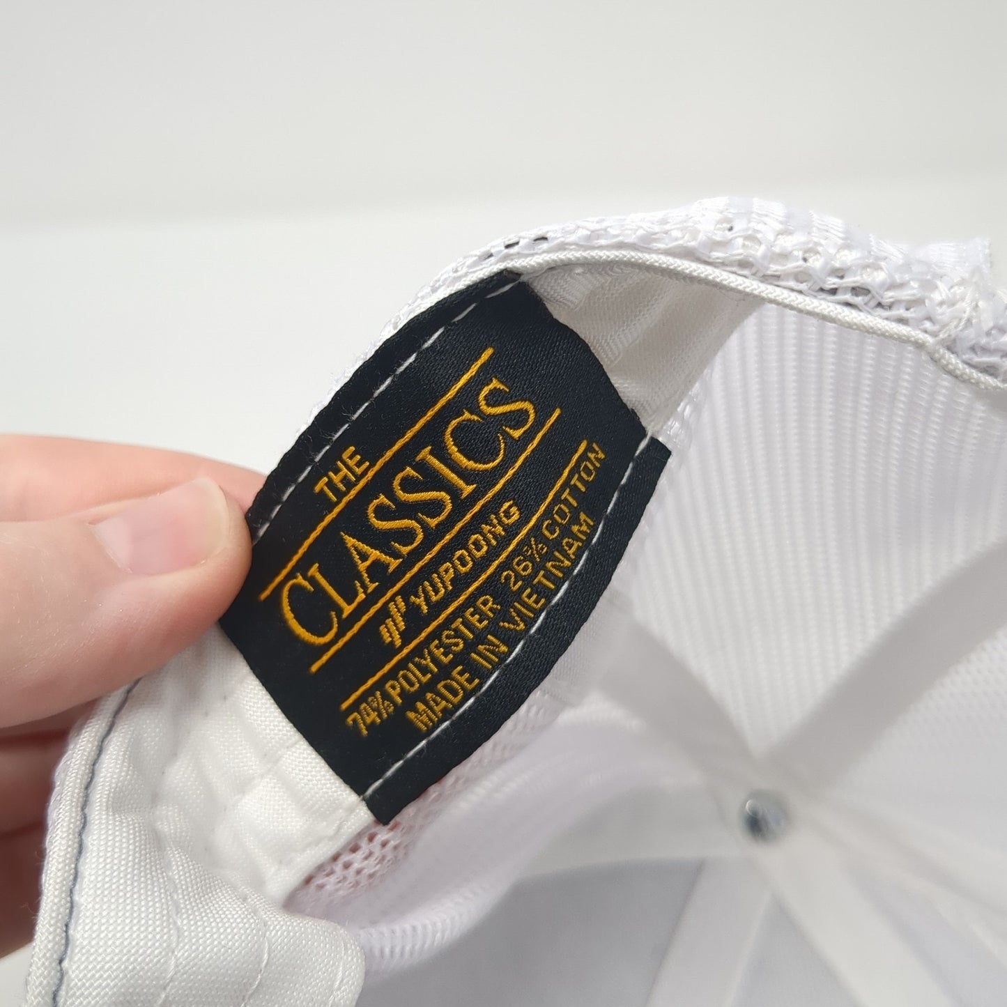 Sun World Snapback Mesh Back Trucker Hat Gray One Size Adjustable Yupoong