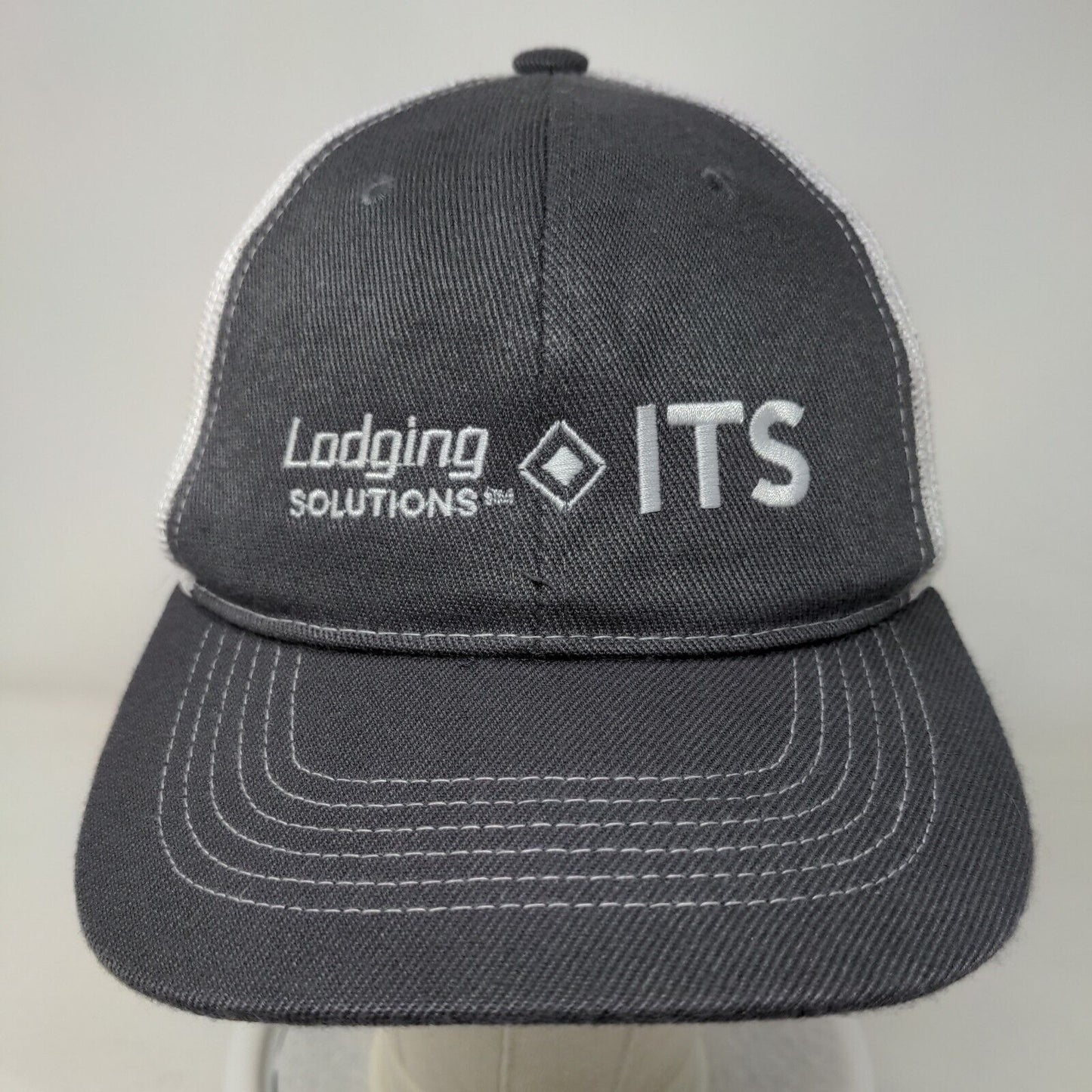 Lodging Solutions ITS Snapback Mesh Back Trucker Hat Gray One Size Cobra
