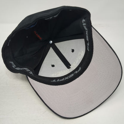 Port Authority Baseball Cap Black M Old Skool Choppers Skull Flexfit Hat 208 ID
