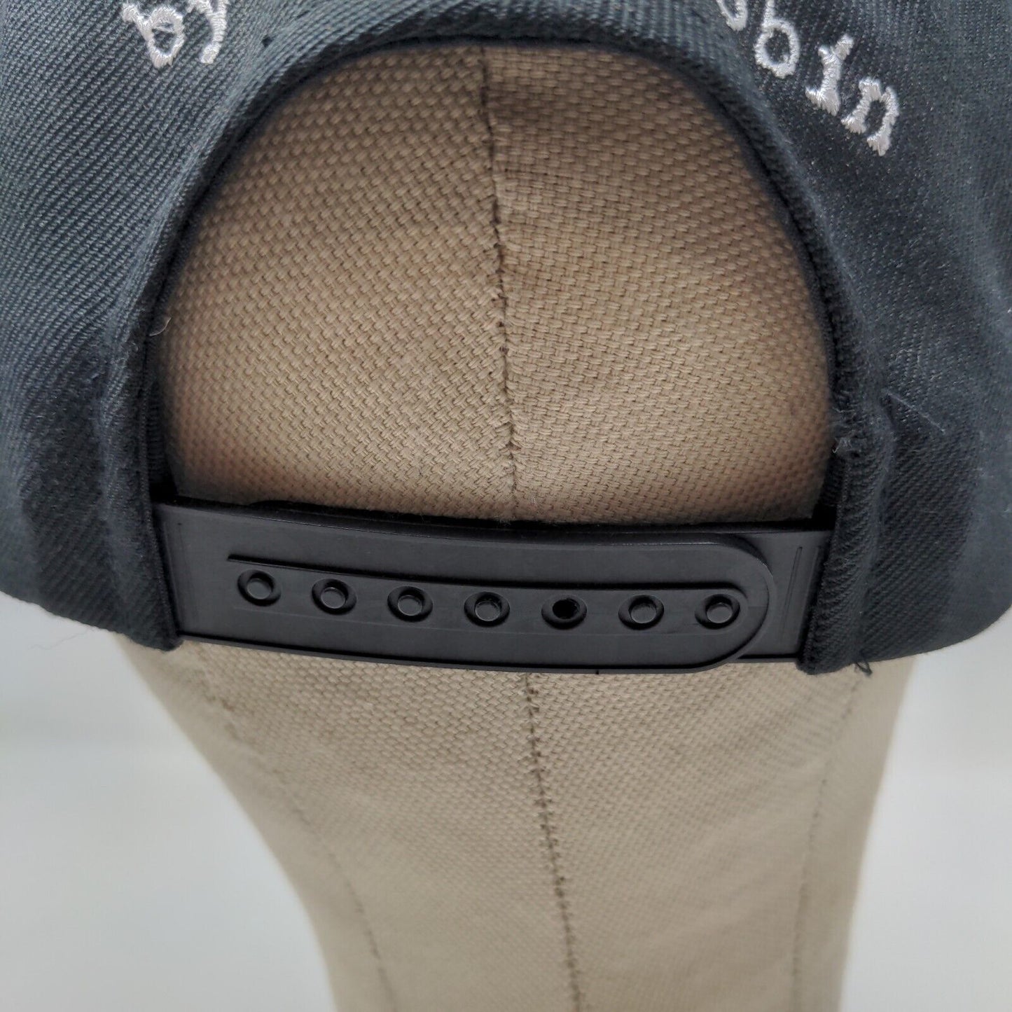 June Moss Men's Snapback Hat Black Adjustable Autographed Becca Tobin