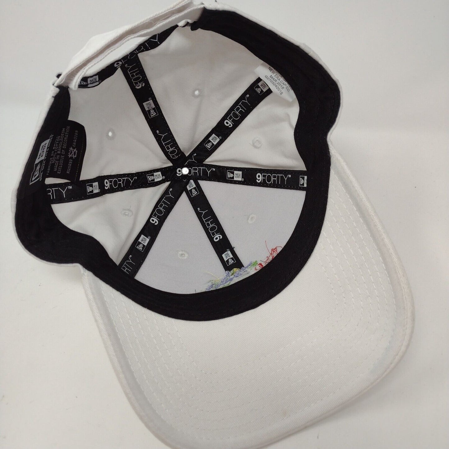 Red Chair Lavender Strapback Hat White OSFM Adjustable Embroidered New Era