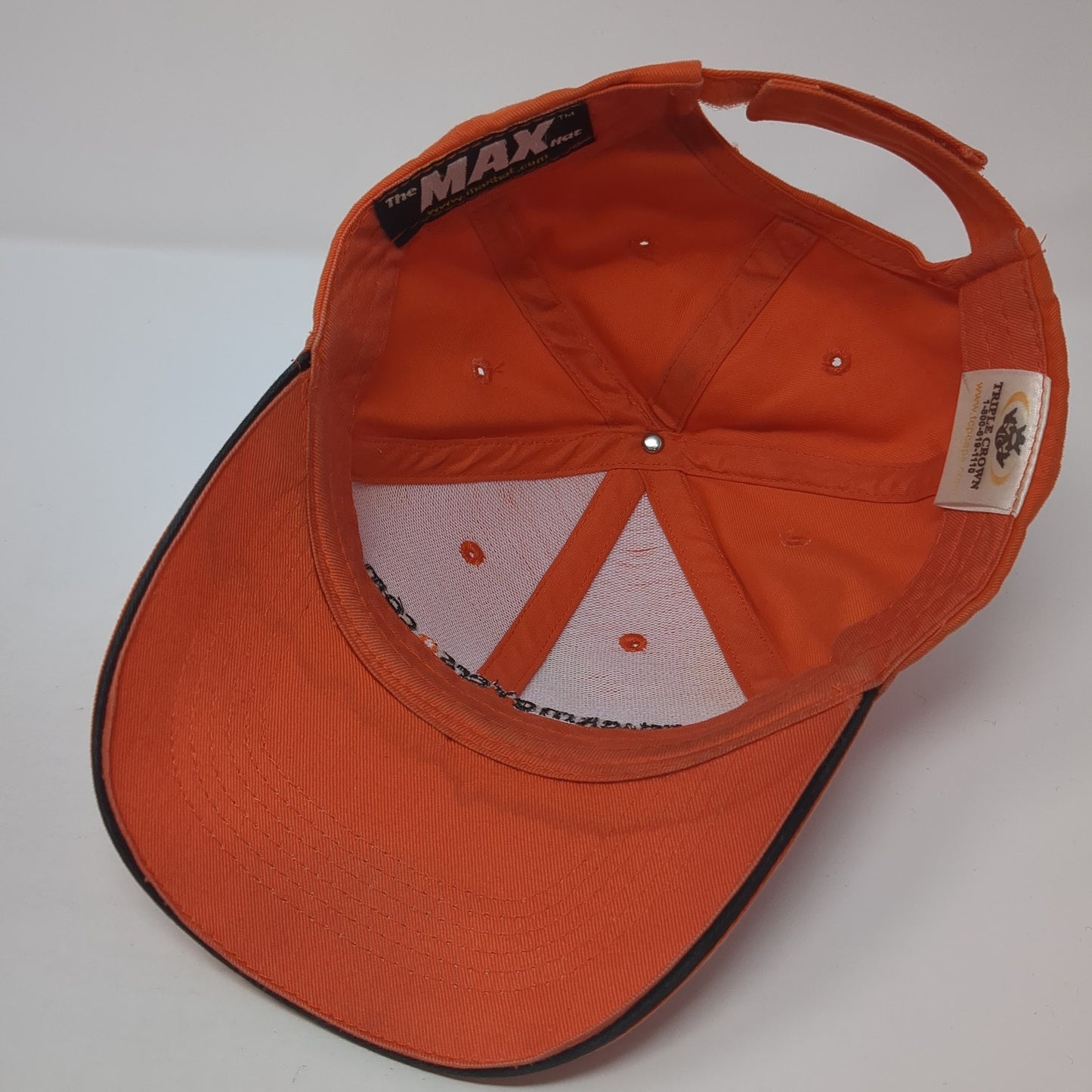 Truckmovers.com Strapback Hat Orange One Size Adjustable The Max Hat