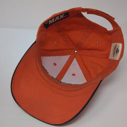 Truckmovers.com Strapback Hat Orange One Size Adjustable The Max Hat