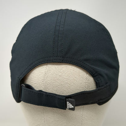 Adidas Baseball Cap Black One Size Aeroready Performance Strapback Hat