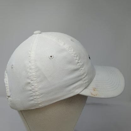 Imperial Wolf Run Golf Logo White One Size Baseball Cap Blue Slideback Hat