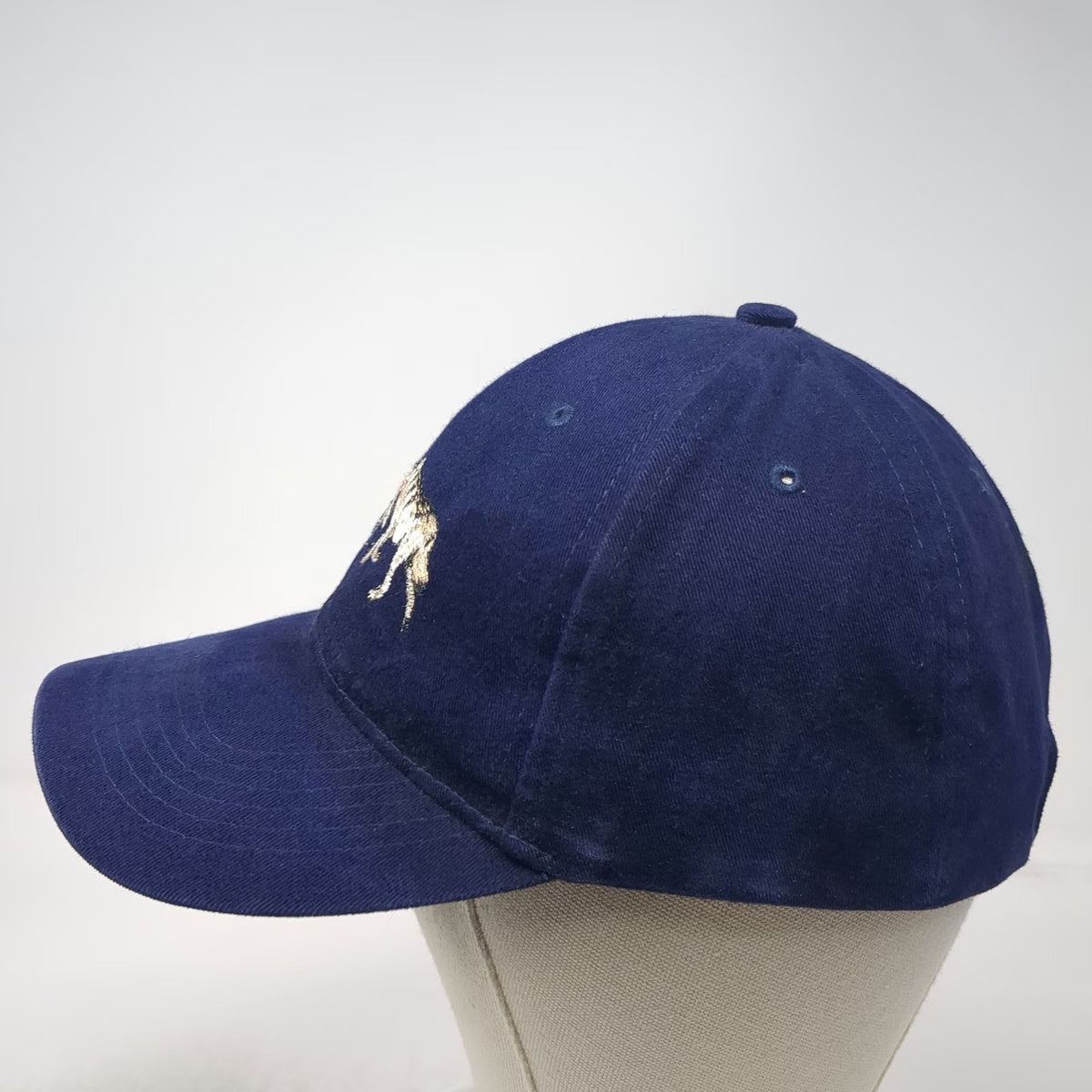 Shasta Wear Baseball Cap Blue One Size Montana Wolf Embroidery Strapback hat
