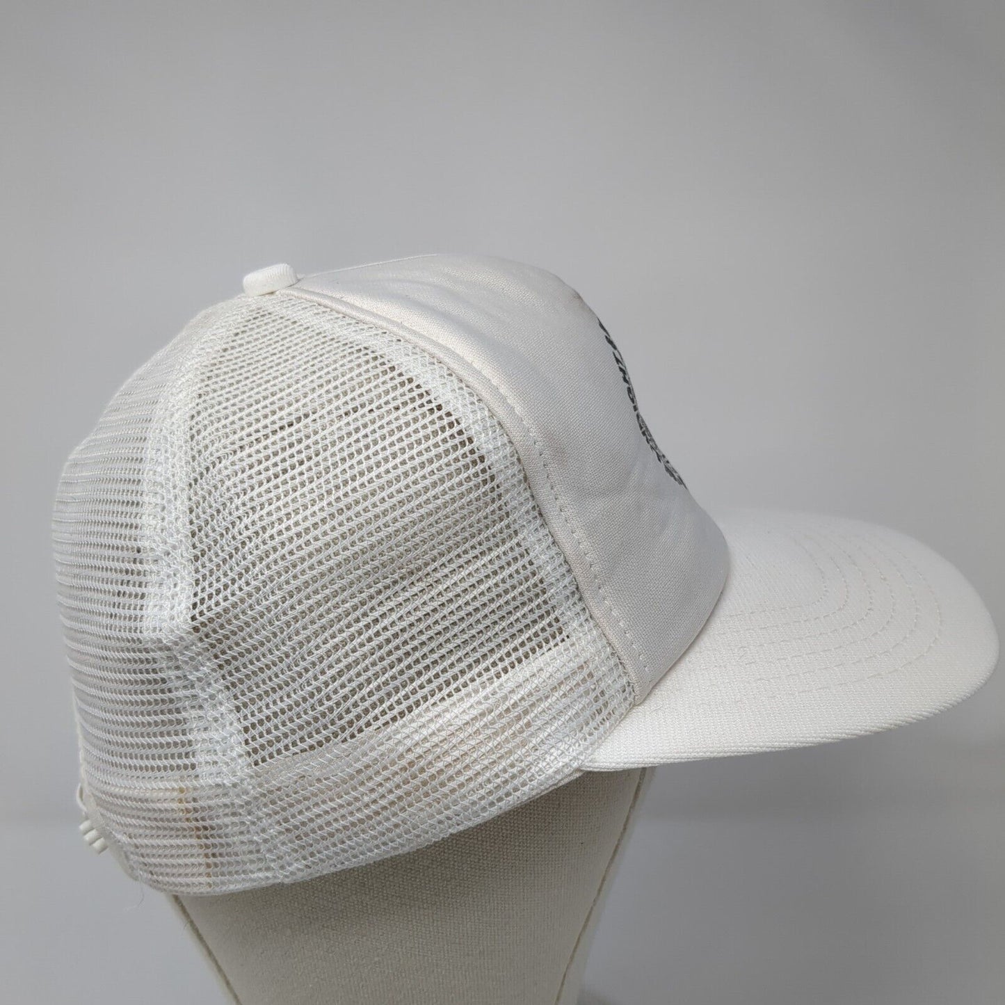 Mill Wright & Machine Erectors Nevada Snapback Trucker Hat White OS Adjustable