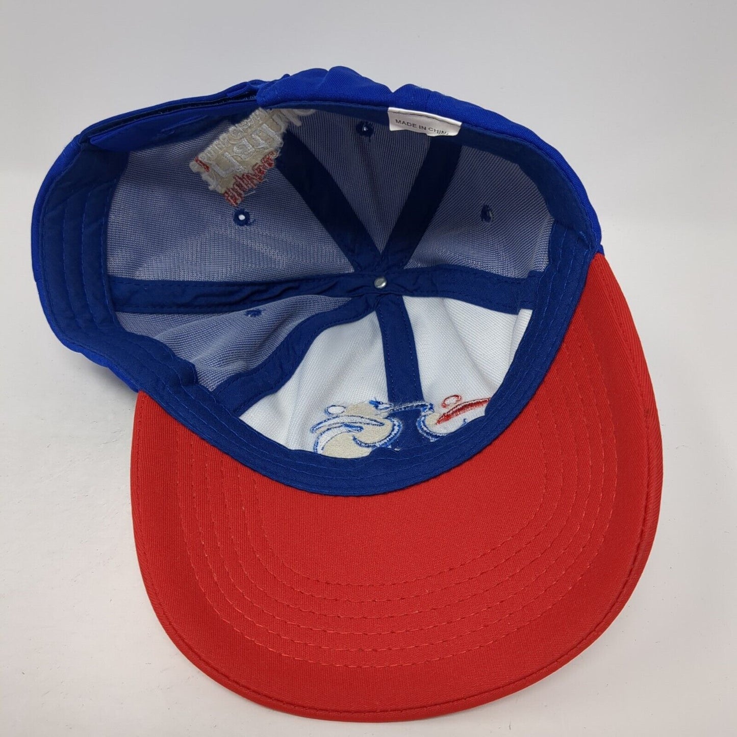 Swim Bike Run Strapback Hat Multicolor One Size Adjustable Embroidered