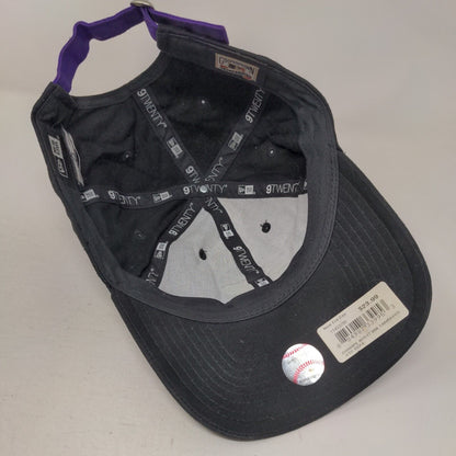 Tampa Bay Rays Slideback Hat Black OSFA Embroidered Logo New Era 9Twenty Logo