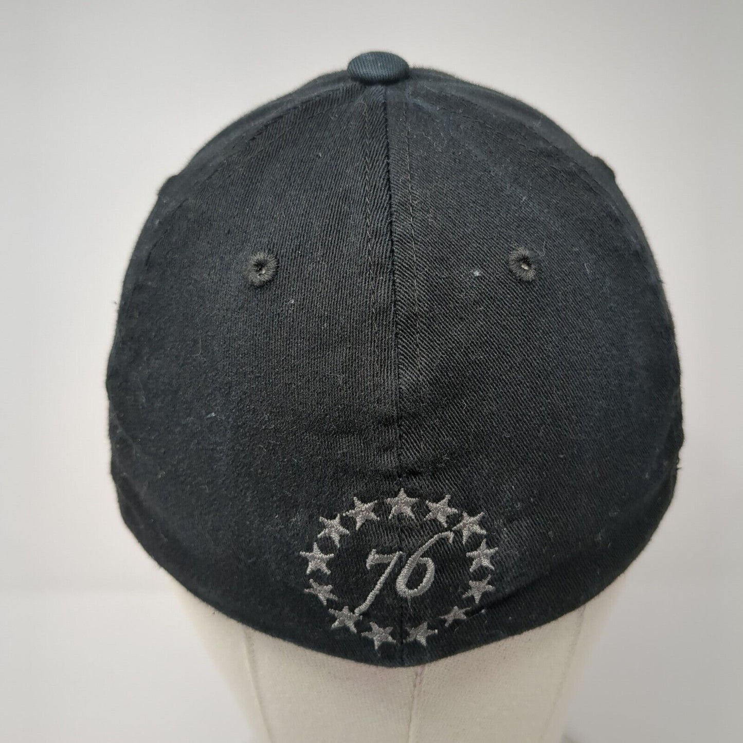 Join Or Die Snake Fitted Hat Black S/M Embroidered 1776 United 6 Panel