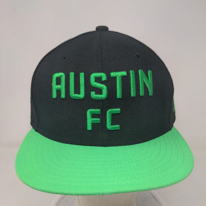 New Era Men's Snapback Hat Black OSFM Embroidered MLS Austin FC Logo 9Fifty