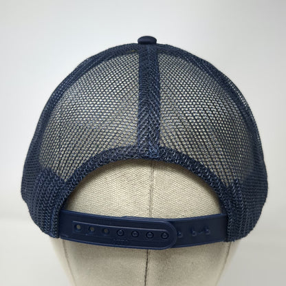 OTTO Trucker Hat Blue One Size Signed Margo Cilker Valley Heart's Delight Mesh