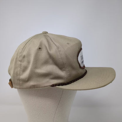 Derby Cap Sand Creek Member Guest Golf Rope Hat Brown Slideback OSFM USA Made